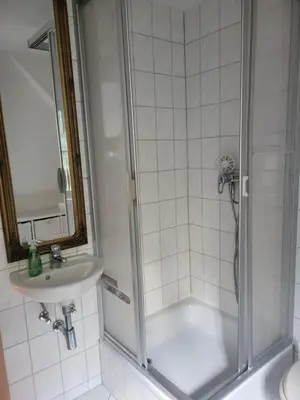 Ein Badezimmer in der Unterkunft Ferienwohnungen Königstein