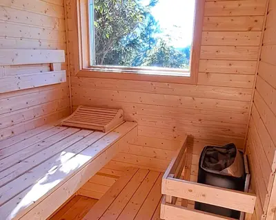 Grundriss der Unterkunft Ferienhaus FERGUNNA direkt am Kammweg mit Sauna