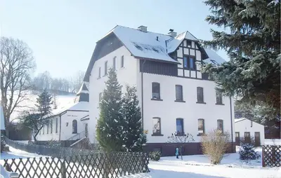 Das Gebäude in dem sich die Ferienwohnung befindet