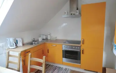 Küche/Küchenzeile in der Unterkunft Stunning Apartment In Gelenauerz