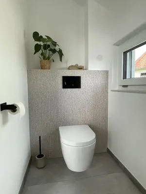 Ein Badezimmer in der Unterkunft ZugZuflucht-neues, modernes Ferienhaus