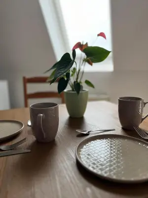 Grundriss der Unterkunft 1 Raum Dachgeschosswohnung in ruhiger Lage