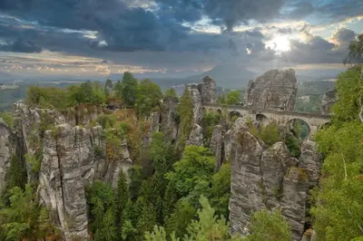Naturlandschaft in der Nähe der Ferienwohnung
