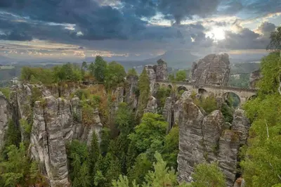 Naturlandschaft in der Nähe der Ferienwohnung