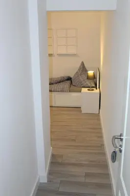 Ein Bett oder Betten in einem Zimmer der Unterkunft Welcome-Home-Radeberg