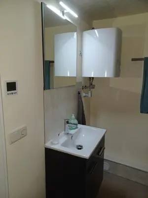 Ein Badezimmer in der Unterkunft Ferienhaus Schlenker