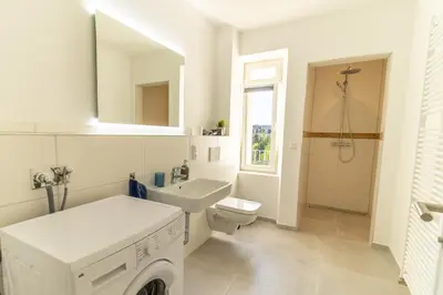 Ein Badezimmer in der Unterkunft *4 Personen, 2 Zi, zentrumsnah*