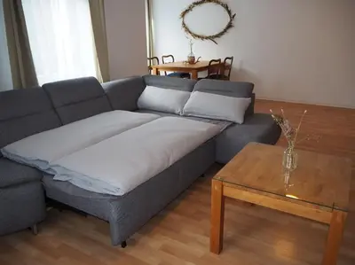 Ein Sitzbereich in der Unterkunft Elegante & Stilvolle 2,5 Raum Wohnung