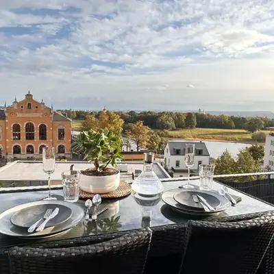 Oasis Appart - Wohnen am Elbtal Dresden - Balkon - Netflix - Tiefgarage