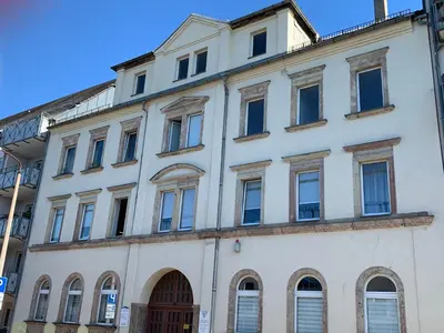 Das Gebäude in dem sich die Ferienwohnung befindet