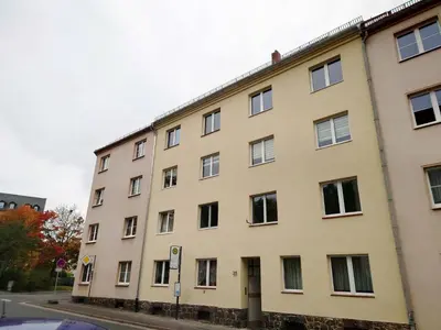 Das Gebäude in dem sich die Ferienwohnung befindet