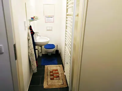 Ein Badezimmer in der Unterkunft Ruhige Monteurwohnung Freiberg