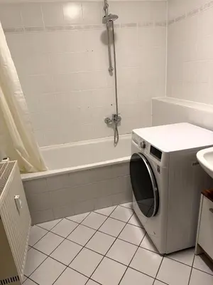 Ein Badezimmer in der Unterkunft Schöne Wohnung in einer ruhiger Umgebung