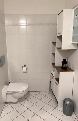 Ein Badezimmer in der Unterkunft Schöne Wohnung in einer ruhiger Umgebung