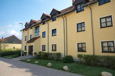 Das Gebäude in dem sich die Ferienwohnung befindet