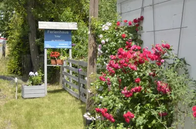 Ein Garten an der Unterkunft Ferienhaus Erika