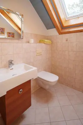 Ein Badezimmer in der Unterkunft Landhaus Seiffen