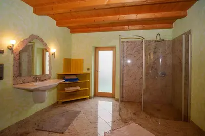 Ein Badezimmer in der Unterkunft Landhaus Seiffen