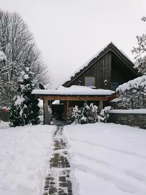 Landhaus Seiffen im Winter