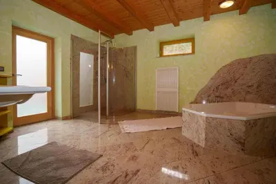 Ein Badezimmer in der Unterkunft Landhaus Seiffen
