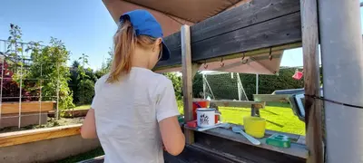Ein Balkon oder eine Terrasse in der Unterkunft HERZstück Erzgebirge