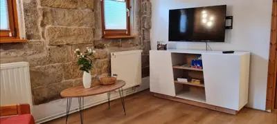 TV/Unterhaltungsangebot in der Unterkunft Ferienwohnung am Bächelweg