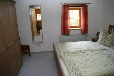 Ein Bett oder Betten in einem Zimmer der Unterkunft Ferienwohnung Paul