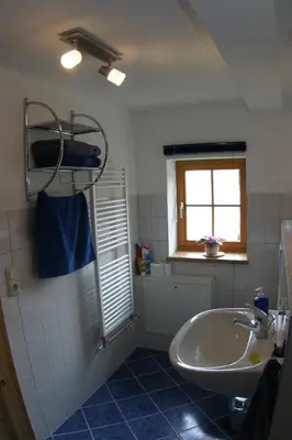 Ein Badezimmer in der Unterkunft Ferienwohnung Paul