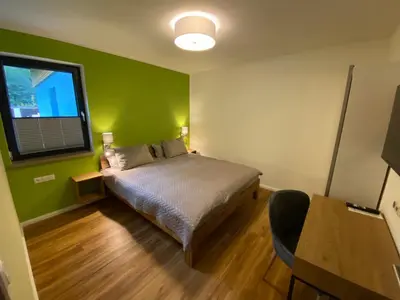 TV/Unterhaltungsangebot in der Unterkunft Luxuriöses Ferienapartment A2 mit umzäunten Garten, 55qm
