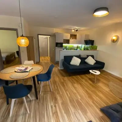 Luxuriöses Ferienapartment A2 mit umzäunten Garten