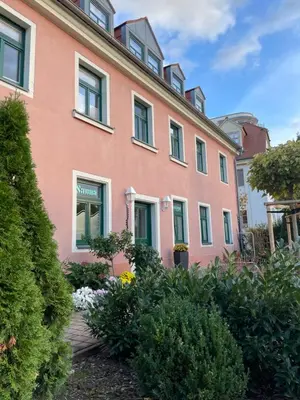 Das Gebäude in dem sich die Ferienwohnung befindet