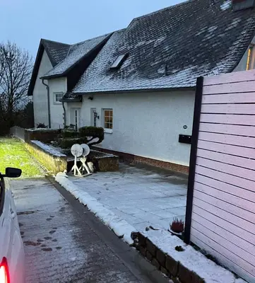 Das Gebäude in dem sich die Ferienwohnung befindet