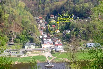 Naturlandschaft in der Nähe des Ferienhauses