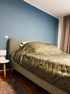 Ein Bett oder Betten in einem Zimmer der Unterkunft Ferienwohnung 09599 Freiberg in Sachsen nahe Bahnhof