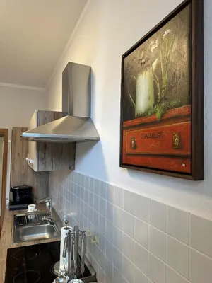 Küche/Küchenzeile in der Unterkunft Victoria Apartment