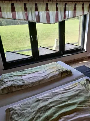 Ein Bett oder Betten in einem Zimmer der Unterkunft Ferienhaus Sobetzko