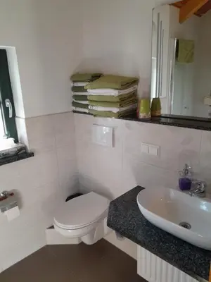 Ein Badezimmer in der Unterkunft Ferienhaus Sobetzko
