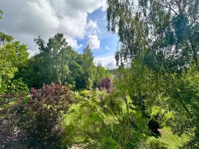 Ein Garten an der Unterkunft Pension&Wellness-Oase-Nossen