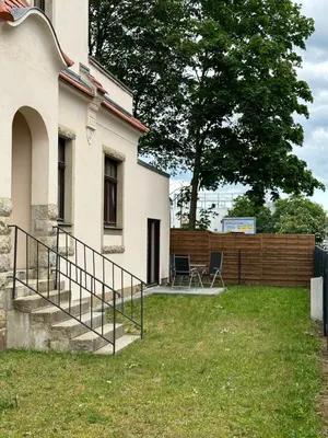 Ein Garten an der Unterkunft Villarina