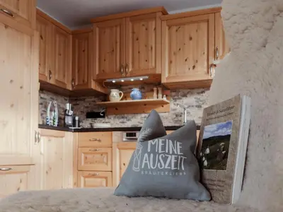 Küche/Küchenzeile in der Unterkunft Ferienhaus Oelsener Höhe
