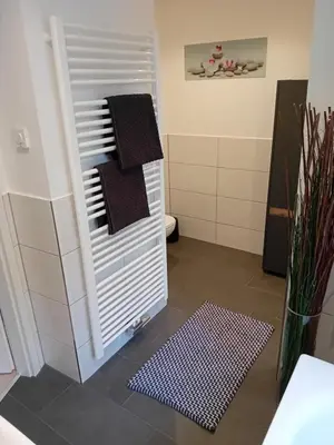 Ein Bett oder Betten in einem Zimmer der Unterkunft fambiwo - Top Ferienwohnung in sehr guter Lage