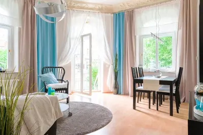 Ein Sitzbereich in der Unterkunft DD-Apartment Löbtau 1