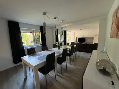 Küche/Küchenzeile in der Unterkunft Ferienhaus Wachwitzgrund