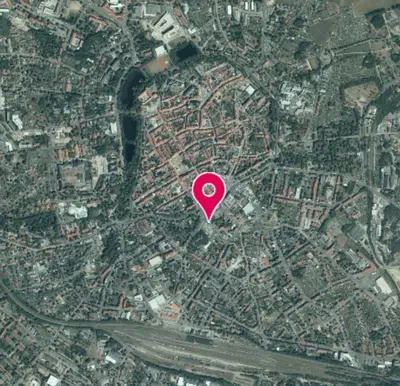 Ein allgemeiner Blick auf Freiberg oder ein Stadtblick von der Ferienwohnung aus