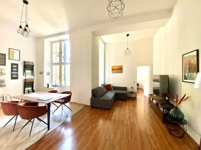 Ein Sitzbereich in der Unterkunft Wohlfühlen in perfekter Lage