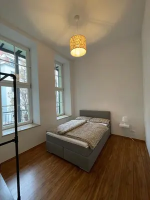 Ein Bett oder Betten in einem Zimmer der Unterkunft Wohlfühlen in perfekter Lage