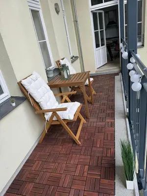 Ein Balkon oder eine Terrasse in der Unterkunft Wohlfühlen in perfekter Lage