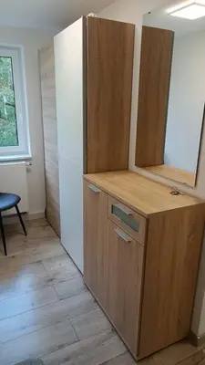 Küche/Küchenzeile in der Unterkunft Ferienwohnung im Fachwerkhaus