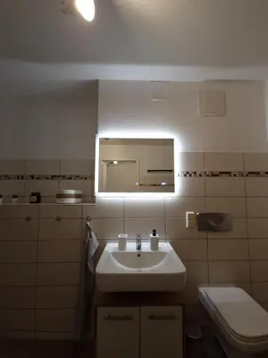 Ein Badezimmer in der Unterkunft Chic und Charme