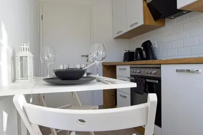 Küche/Küchenzeile in der Unterkunft Dresden City Apartment zum Wohlfühlen